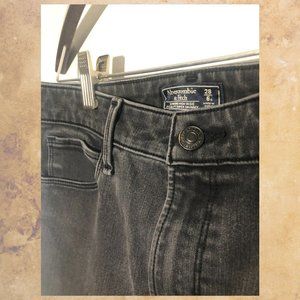 Abercrombie & Fitch Simone High Rise Sculpt Super Skinny Jeans in Black